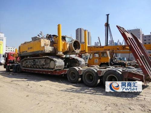 渭南挖掘机运输拖板车-陕西工程机械设备运输拖板车